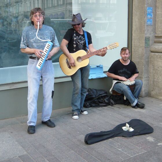 Straßenmusiker_St. Petersburg