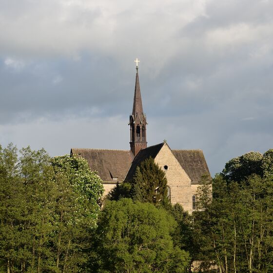 Blick zum Kloster